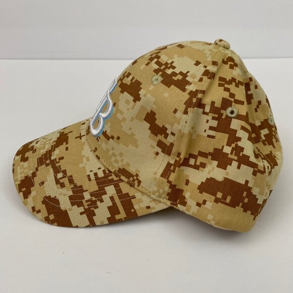 GoMatchUp Tampa Bay Rays TB Rays Military Camo Desert Sand Pixel Camouflage Hat - Picture 3 of 8